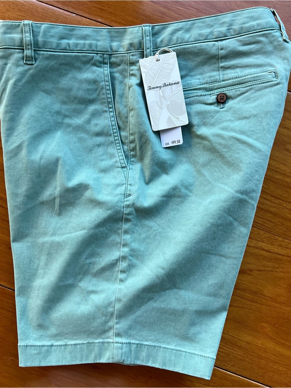 Tommy Bahama Men's Boracay 36 X 9 Shorts Chino Antique Copper Flat Front $99